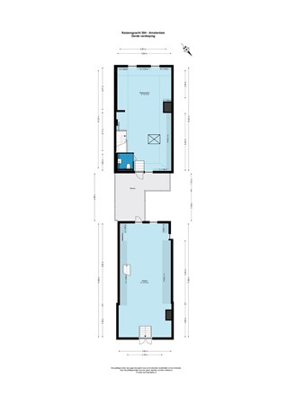 Plattegrond - Keizersgracht 584, 1017 EN Amsterdam - Keizersgracht 584 - Amsterdam - Derde verdieping - 2D.jpg